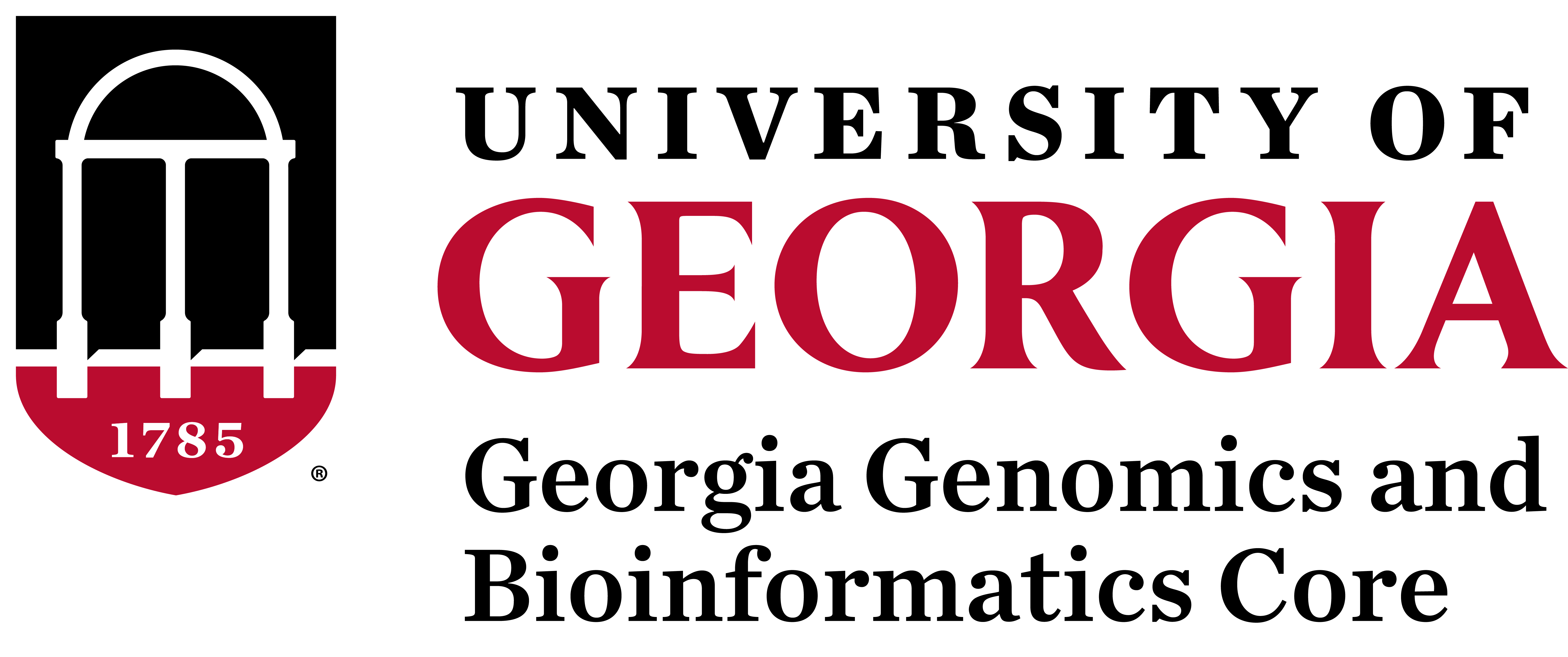 UGA Georgia Genomics and Bioinformatics Core Logo